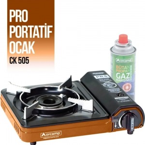 Orcamp Tekli Portatif Ocak  Emniyetli Turuncu