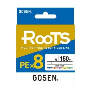 Gosen X8 Roots PE 8 Örgü Spin İp Misina 150mt Multi Color