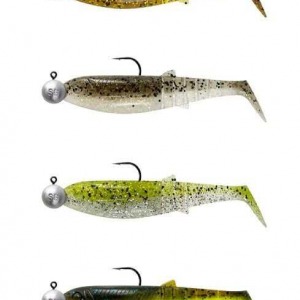 Savage Gear Cannibal Shad 8cm 5gr+7.5gr 2/0 Clear Water 4+4 Adet Silikon Balık