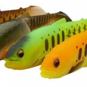 Savage Gear Craft Cannibal Paddletail 8.5 cm 7 gr Dark Water Mix 4 Adet Silikon Yem